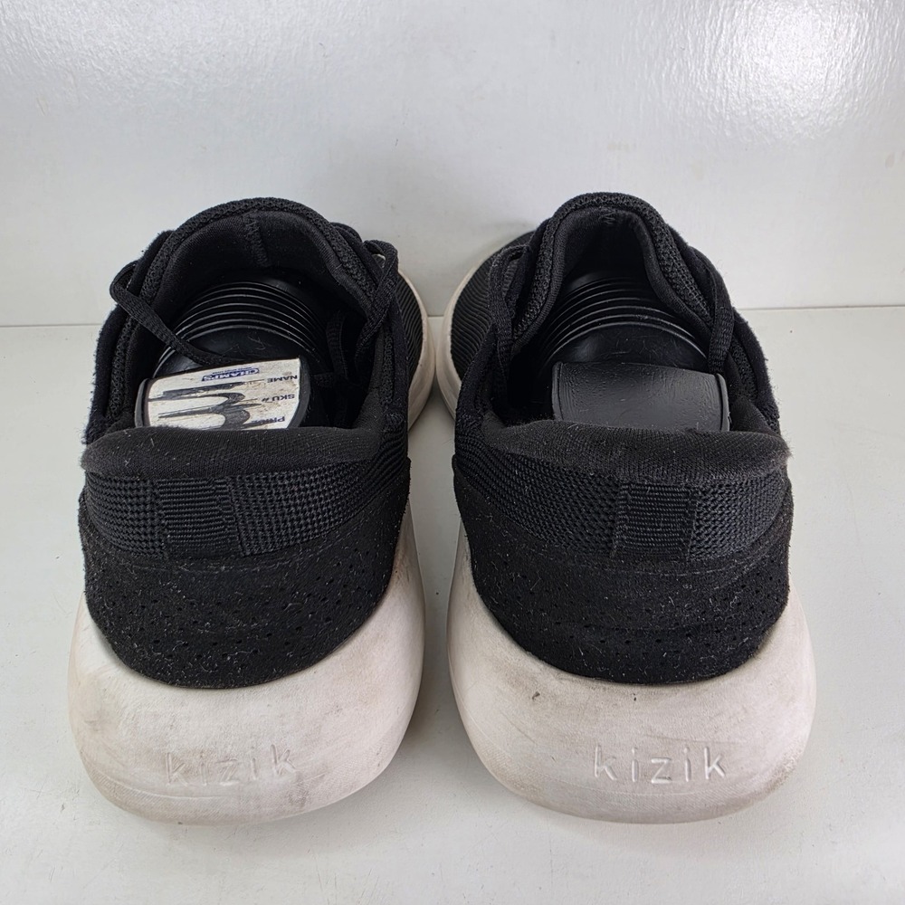 KIZIK Madrid Eco-Knit Hands Free Sneaker Shoes Black Men Sz 8 Women Sz 9.5 Mesh - Picture 4 of 9